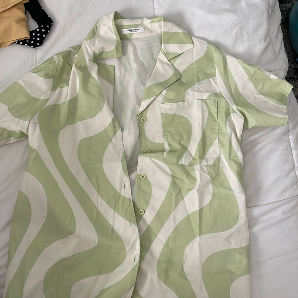 Peppermayo retro button down